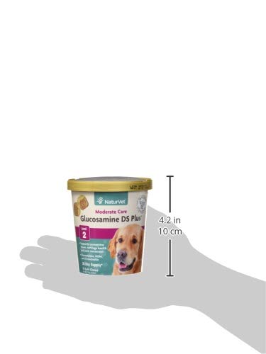 NaturVet Glucosamine DS Plus level 2 hip joint support for pets