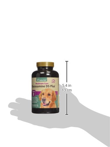 NaturVet Glucosamine DS Plus time-release feature provides sustained daily support.