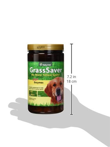 NaturVet GrassSaver enzymes blend supports digestion and overall canine health