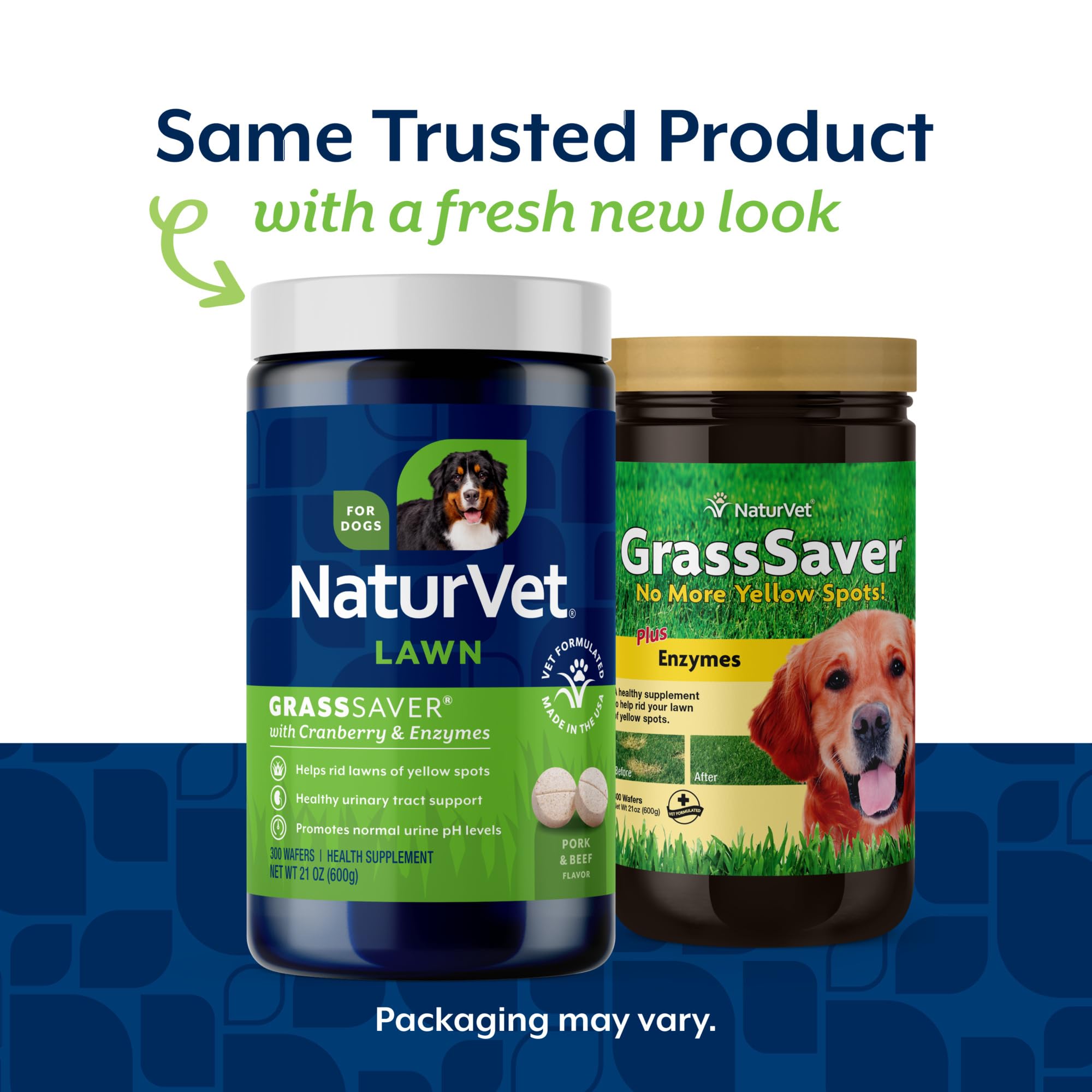 NaturVet GrassSaver ingredients blend emphasizes amino acids and B vitamins for dogs