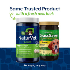 NaturVet GrassSaver ingredients blend emphasizes amino acids and B vitamins for dogs
