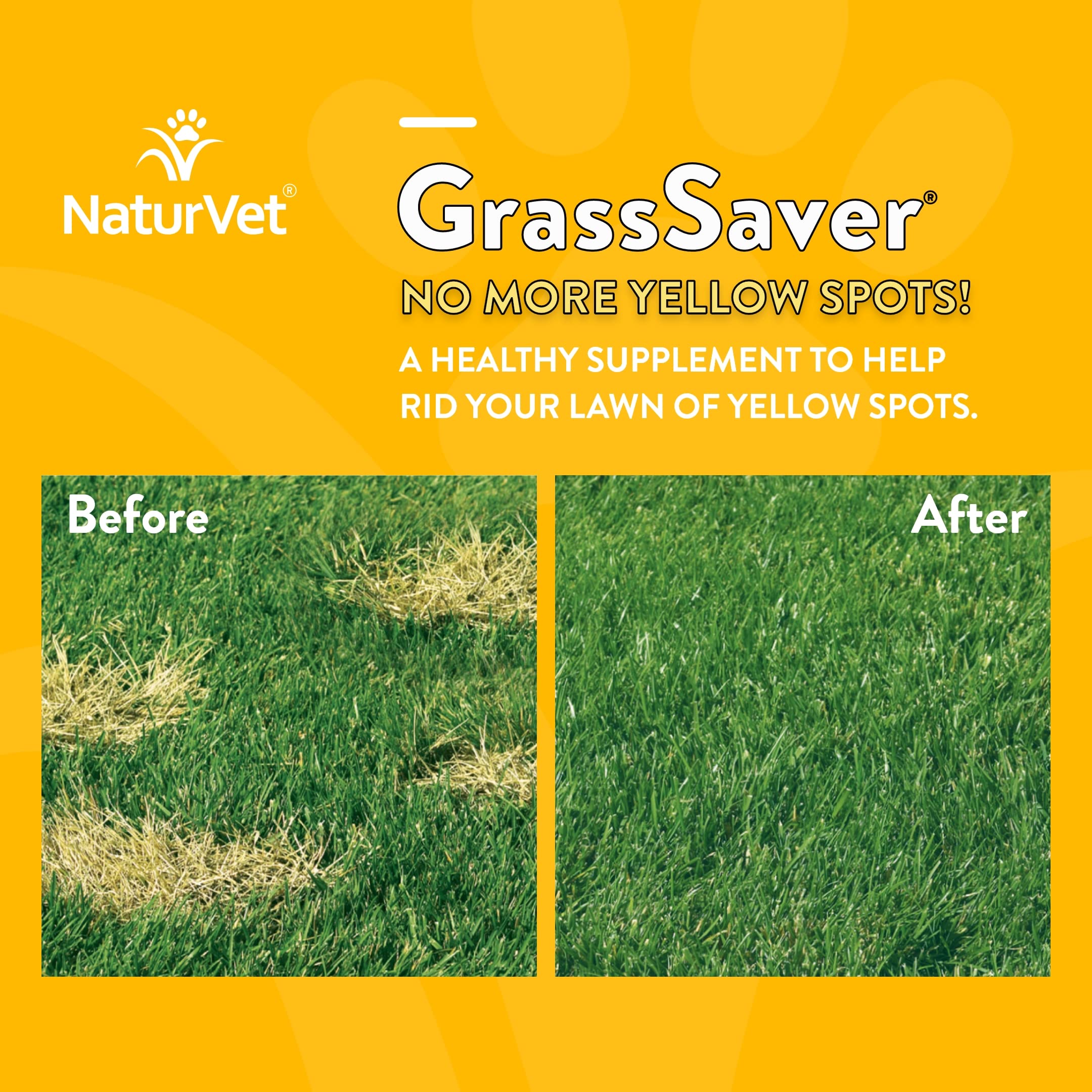 NaturVet GrassSaver ingredientes B-completo y yucca, ayuda a reducir olores de heces.