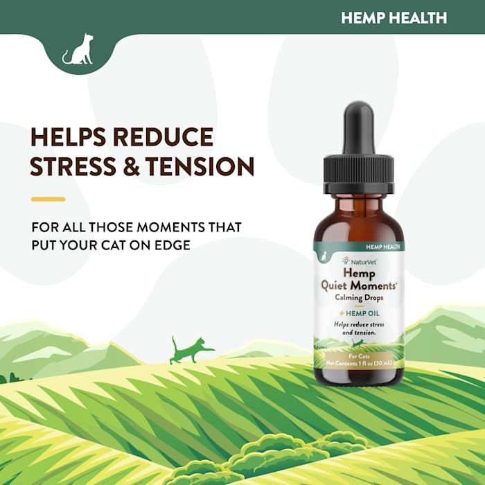 NaturVet Hemp Quiet Moments lavender bloom highlights calming ingredients