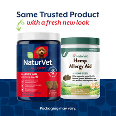 NaturVet hemp-seed ingredient closeup—rich in omega benefits for coat and skin.