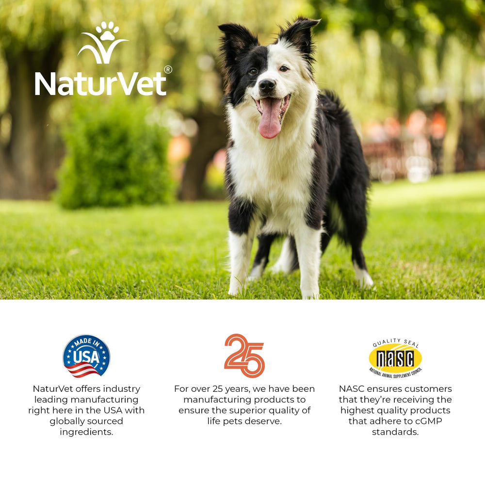 NaturVet intermittent-supplement-use shows flexibility for ongoing pet wellness.