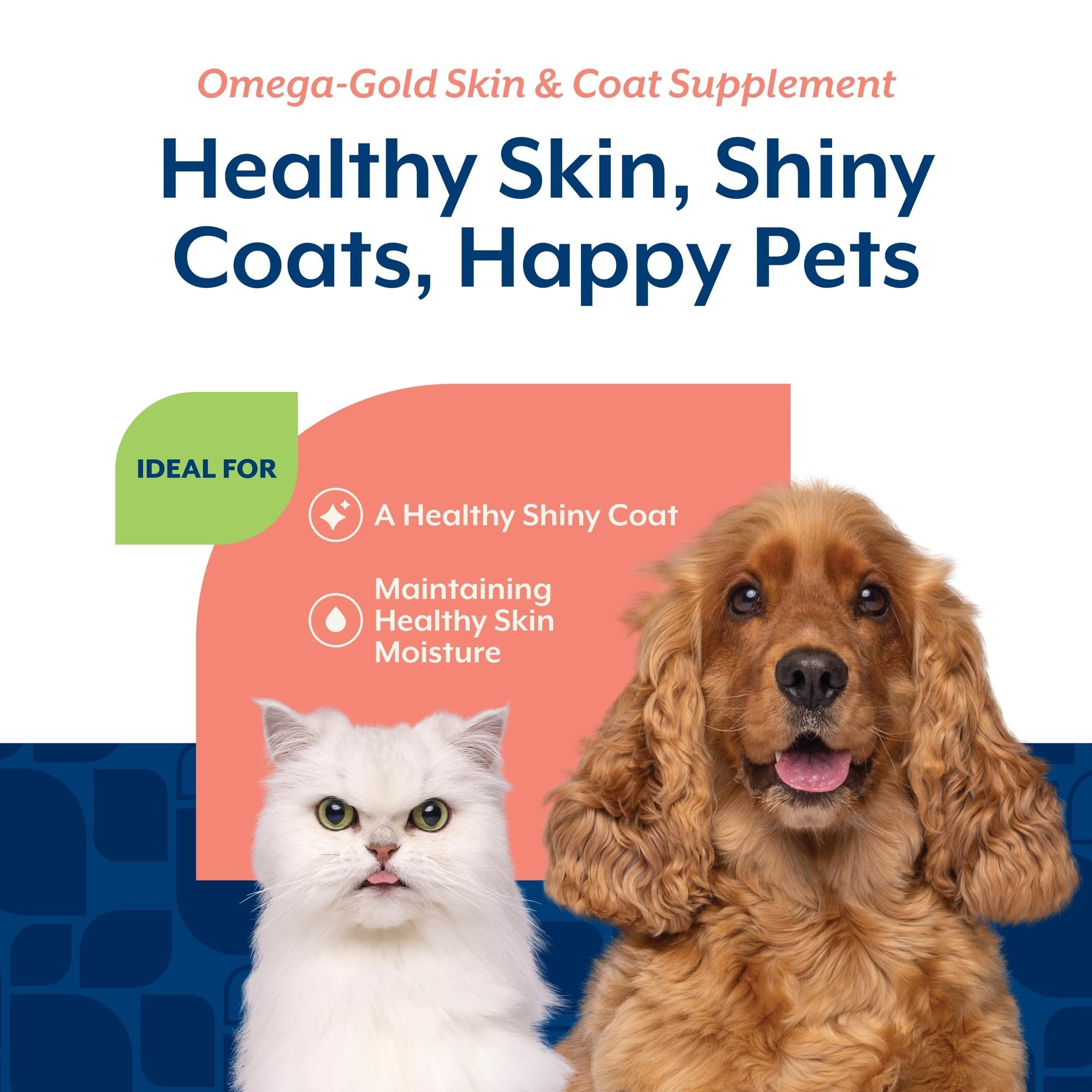 NaturVet Omega-Gold Plus dog chews shown during meal time for consistency.