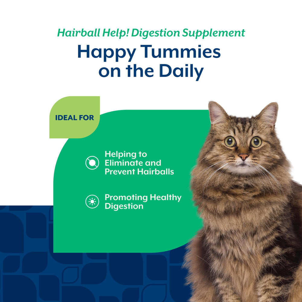 NaturVet packaging shows pumpkin icon for natural hairball support