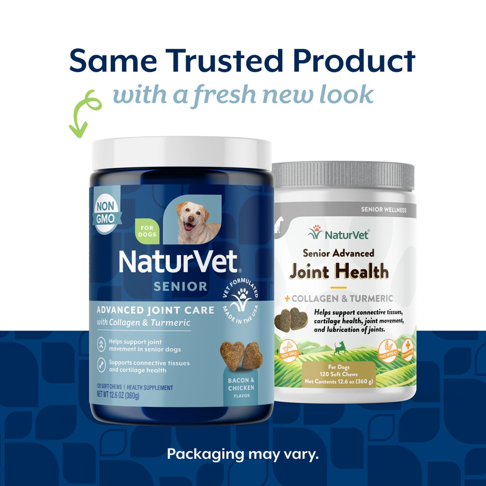 NaturVet Senior Advanced Joint Health chews closeup showcases palatable texture aiding mobility.