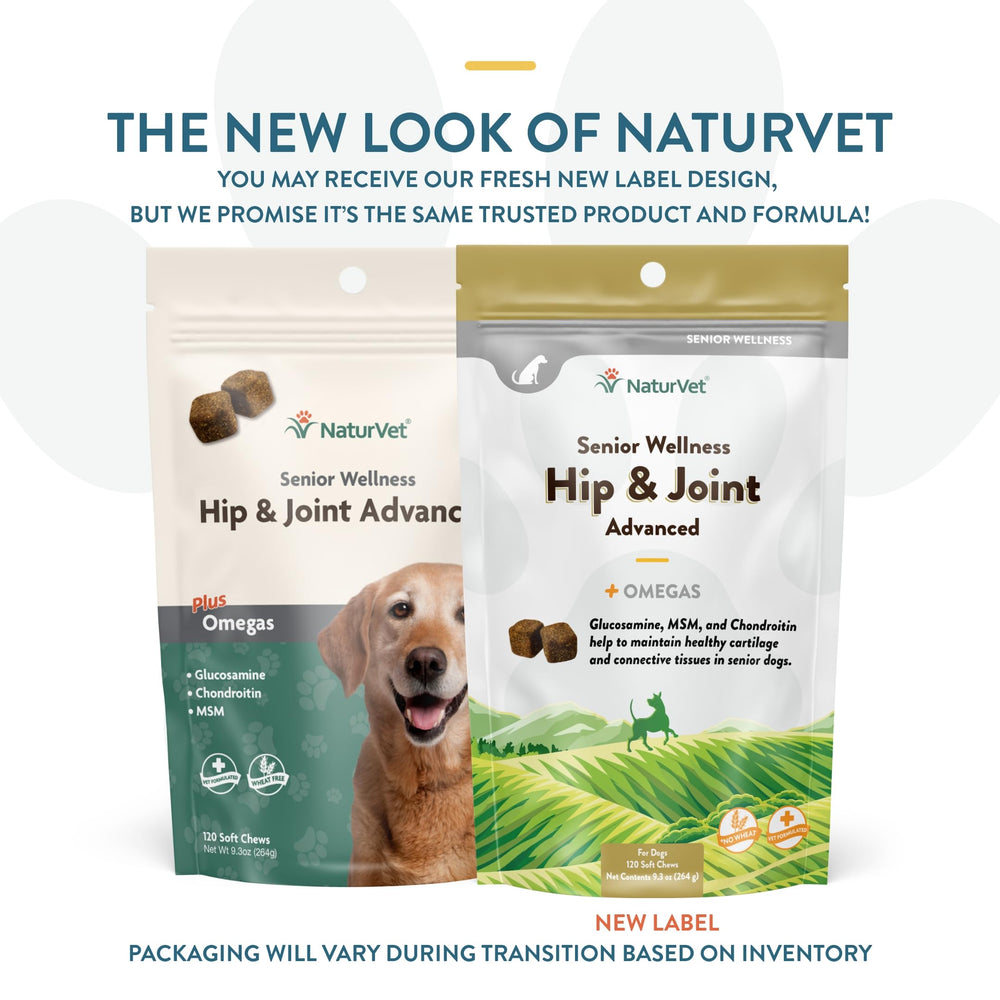 NaturVet Senior Wellness soft chews close-up for easy daily feeding