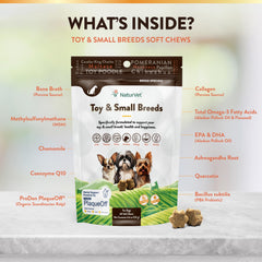 NaturVet Small Breeds Supplement joints concept showing mobility support
