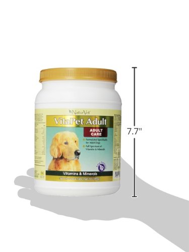 NaturVet Vita Pet Adult Plus Breath Aid tablets in blister pack for easy daily use