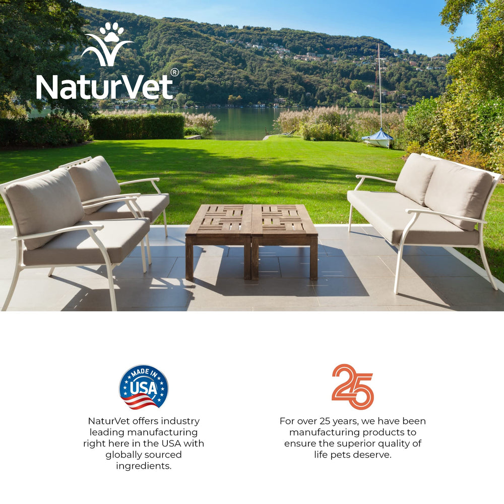 NaturVet Yard Odor Eliminator Plus helps keep dog runs smelling better.