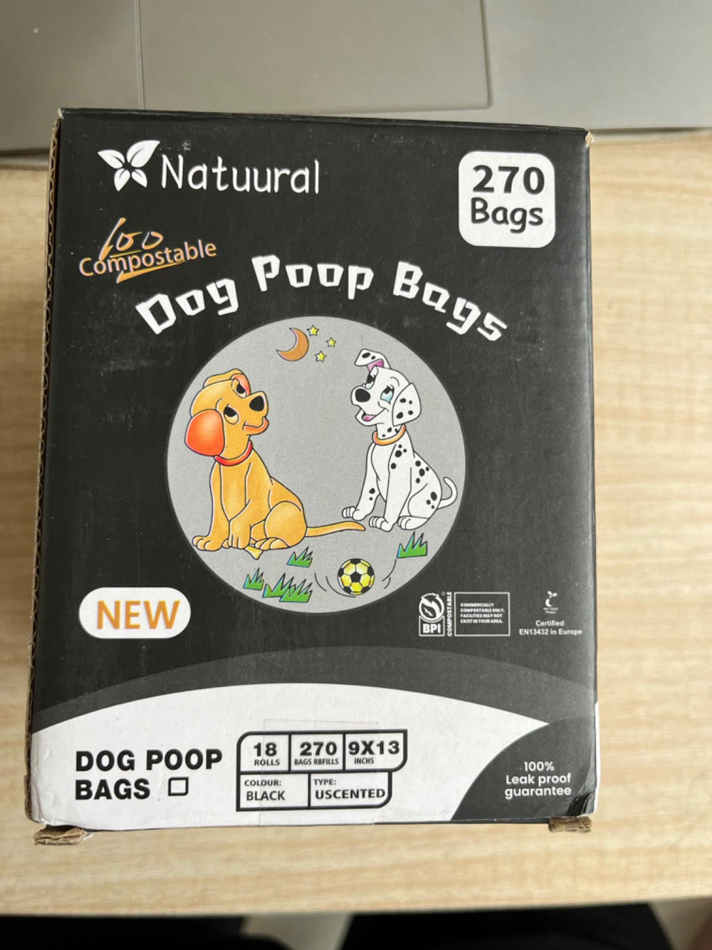 Natuural 18-roll packaging showing convenient, easy-open bags.