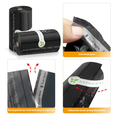 Natuural leakproof and easy-open bags demonstrated during outdoor use.