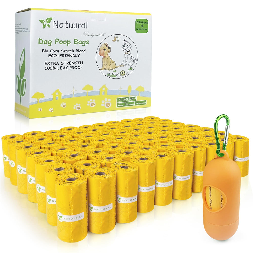 Natuural multi use bags handle cat poop and diapers