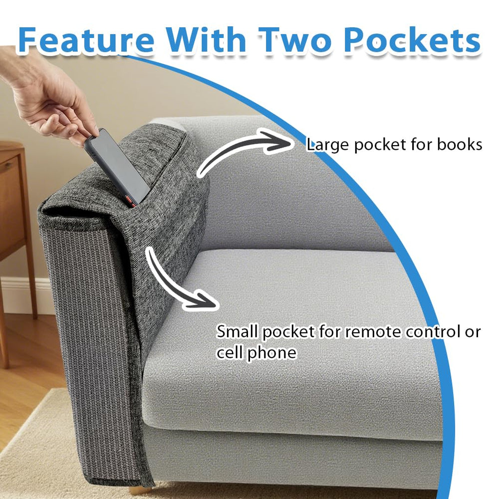 NATUYA corner-covering design wraps around sofa edges for full coverage.