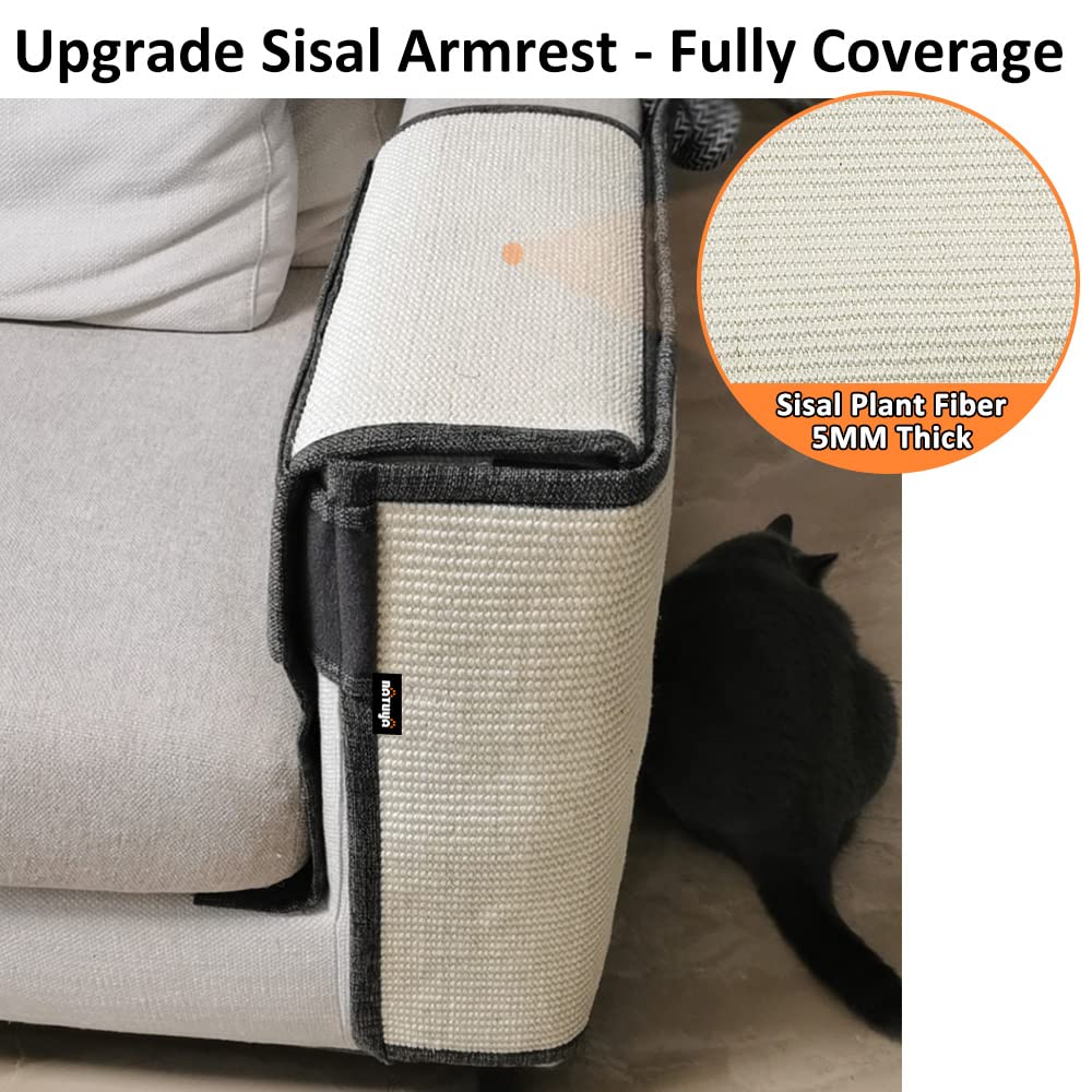 NATUYA cat-sisal-edges-flexible guards sofa corners with bendable coverage.