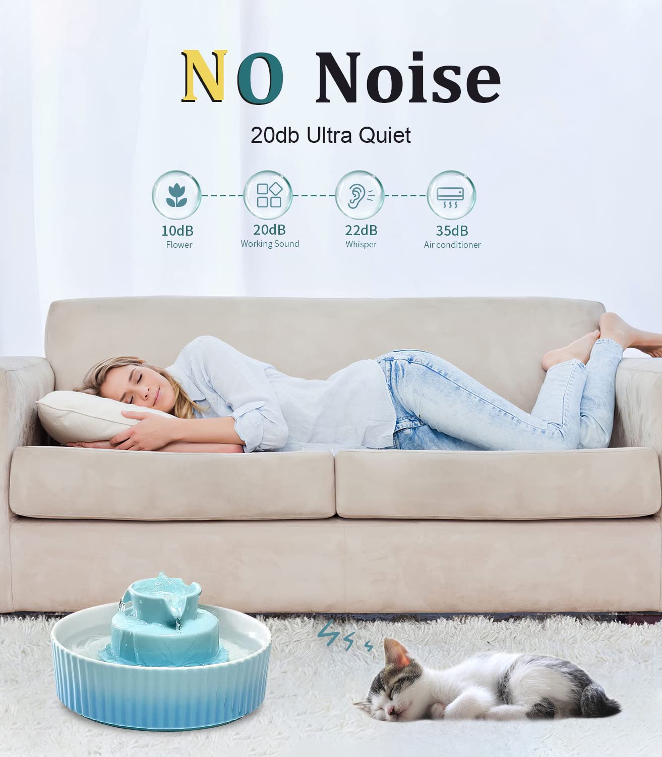 NautyPaws replacement filters showcase dual filtration for fresher tasting water.
