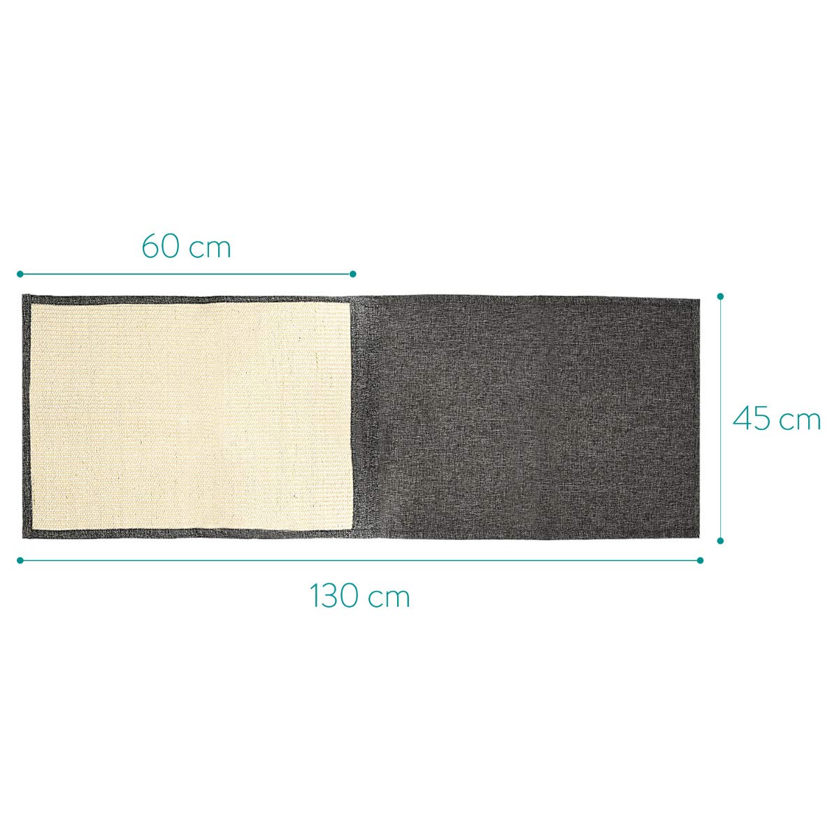 Navaris 2X Cat Scratch Mats two-pack ready for sofa ends.