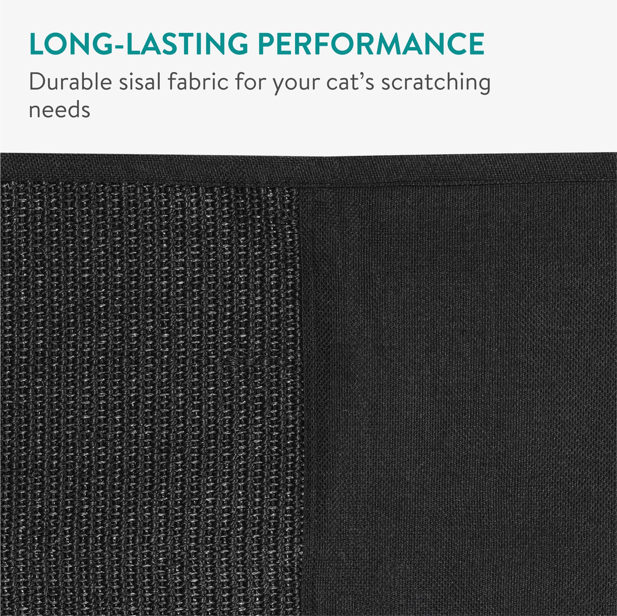 Navaris cat scratch sofa protector on sofa highlights stylish modern black finish