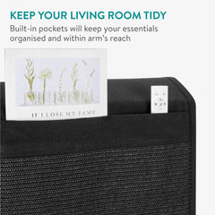 Navaris cat scratch sofa protector-folded-over-arm demonstrates easy sofa protection