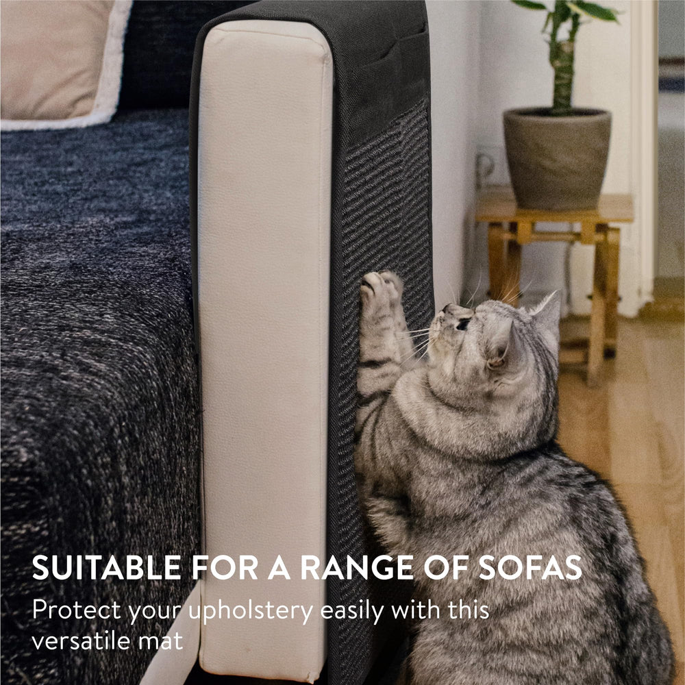 Navaris cat scratch sofa protector-measurements 50.4 x 17.7 x 0.4 inches fits most sofas