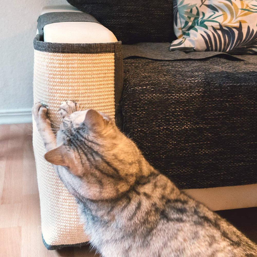Navaris-couch-guard-wrapping-around-arm-rest shows secure, easy-to-install protection.