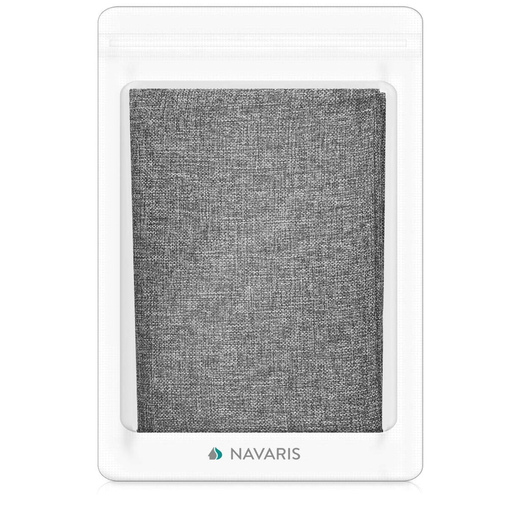 Navaris easy-fit scratch pad on chair arm for quick setup