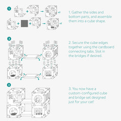 Navaris modular cat house connector set locks layouts securely