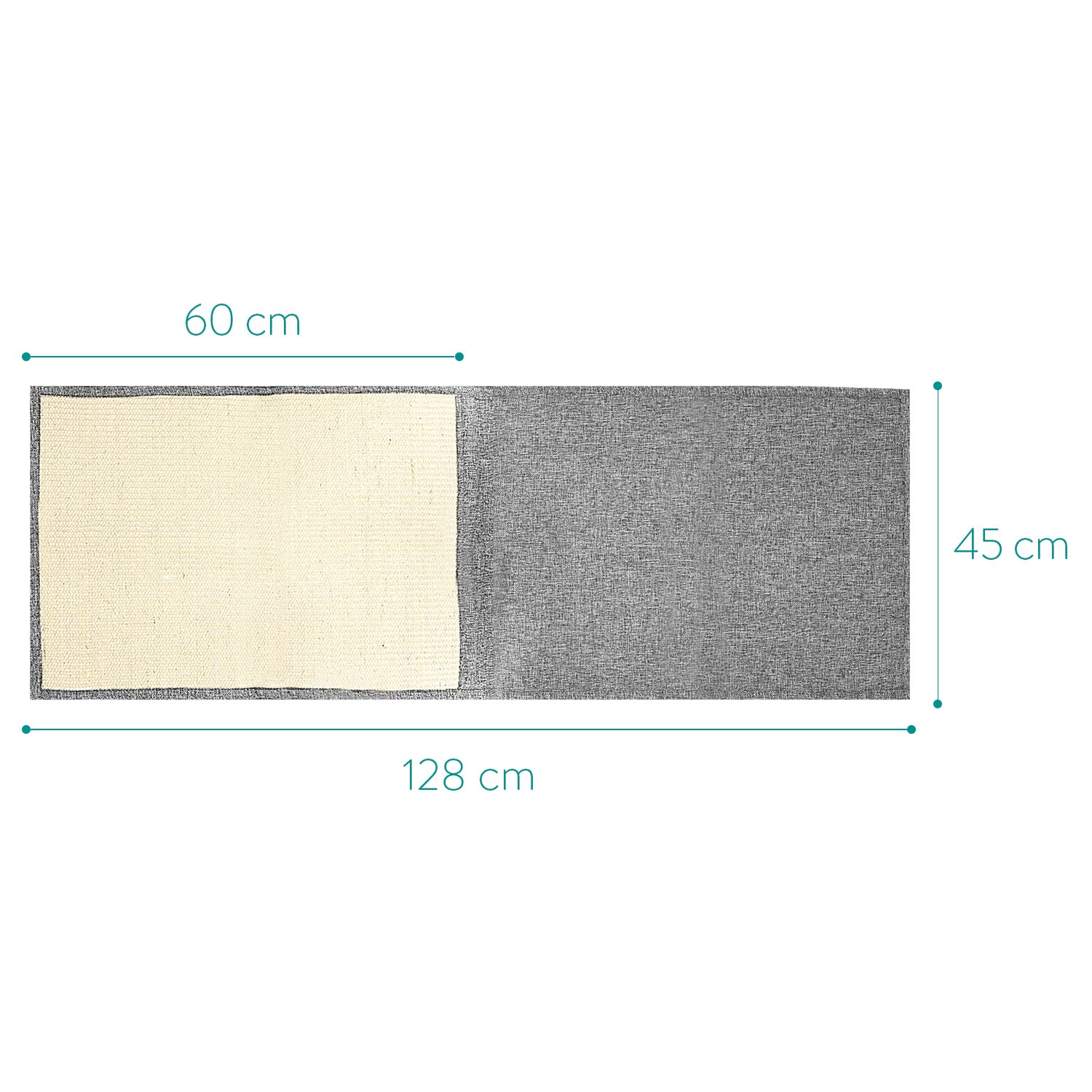 Navaris natural sisal durable cat scratcher material close-up