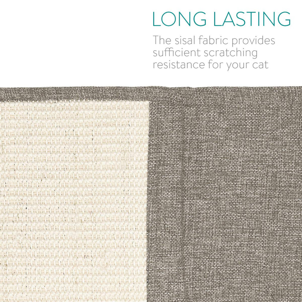 Navaris-natural-sisal-material-texture showcases eco-friendly, long-lasting scratching surface.