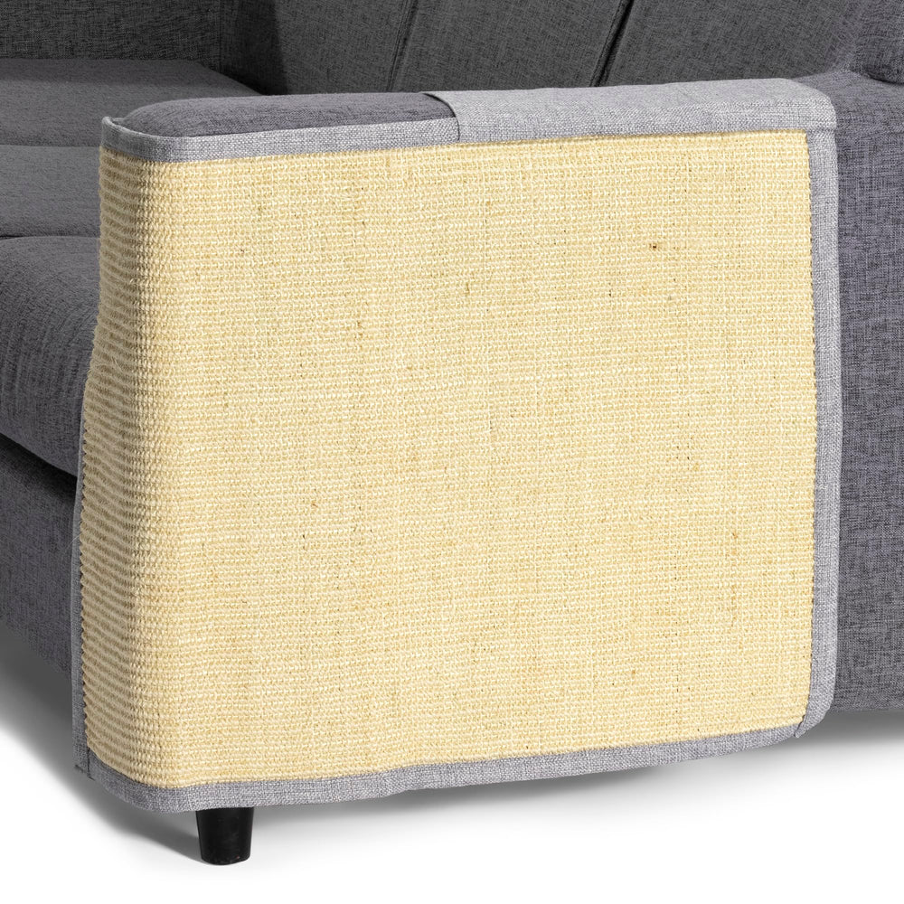 Navaris natural-sisal-texture-detail reveals durable, eco-friendly scratching surface.