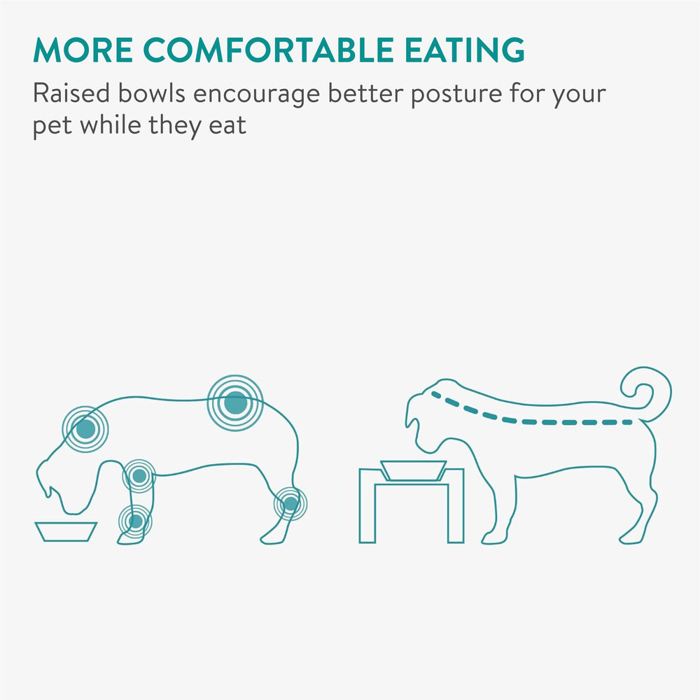 Navaris two bowl set supports shared meals for multiple pets