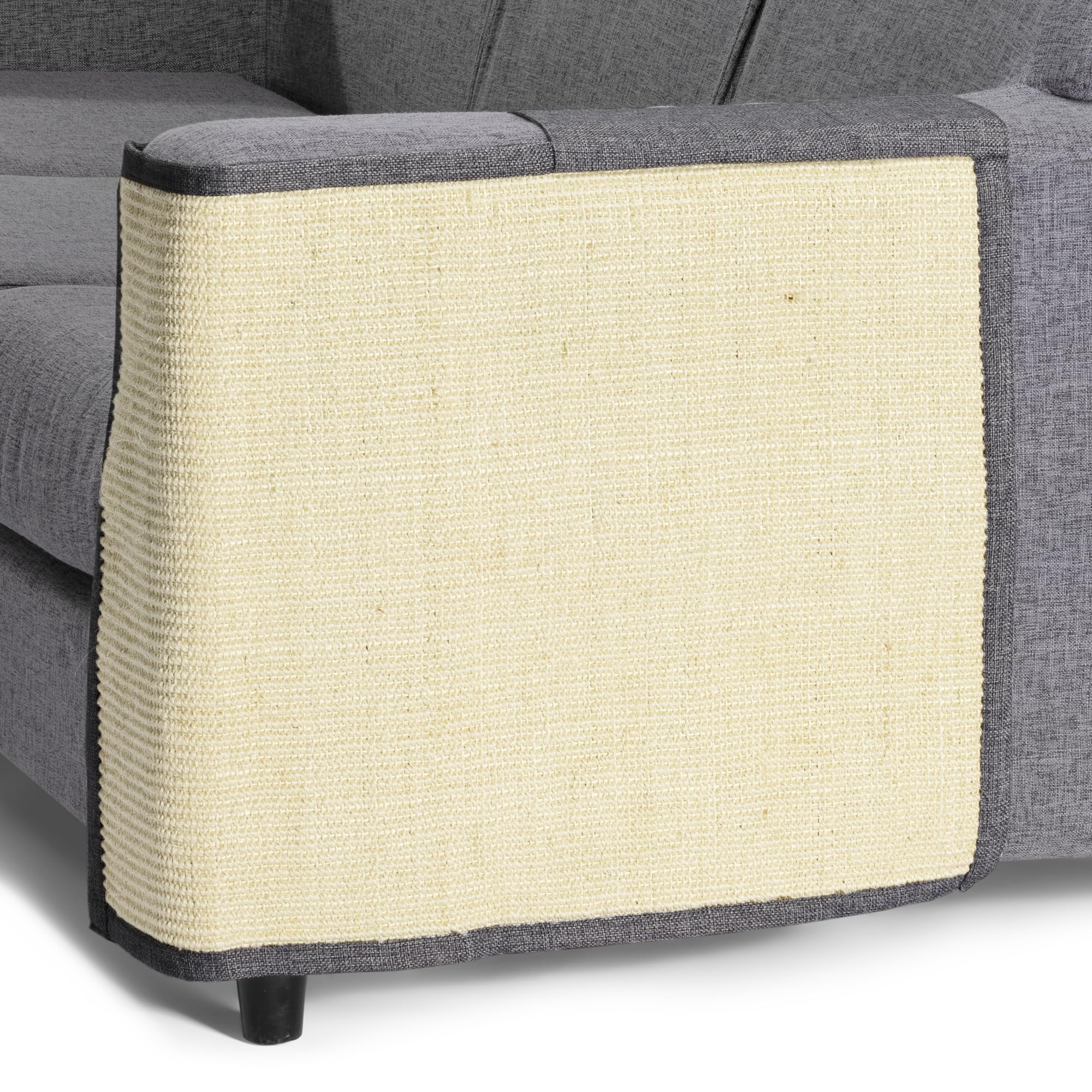 Navaris Velcro-fastener on sofa legs ensures secure mat positioning.