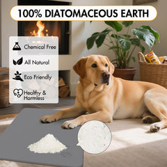 NAVKONY diatomite mat quick-dry action keeps feeding area dry