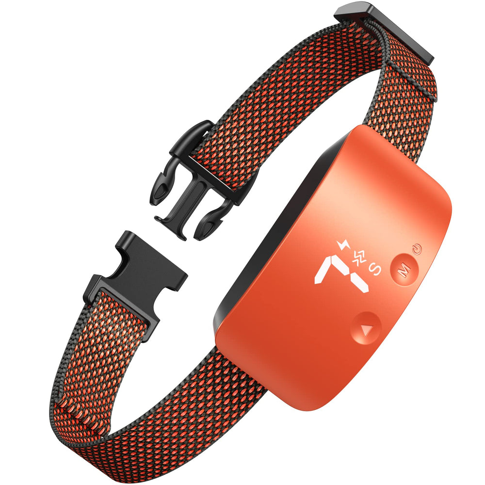 NBJU bark collar neck strap with adjustable fit for a comfortable, secure training wear.