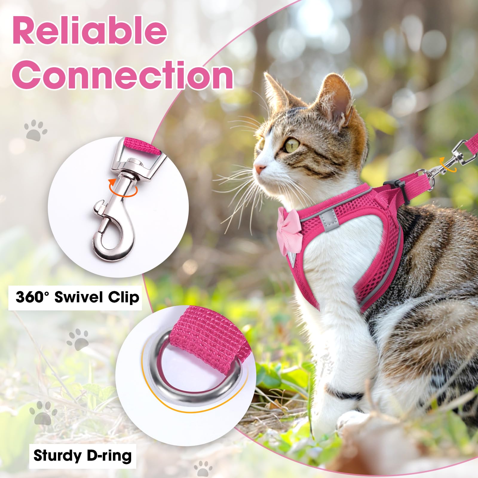 NCMAMA breathable mesh material keeps pets comfortable during warm-weather strolls