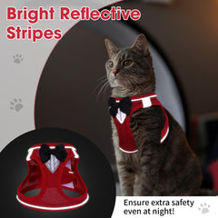 NCMAMA breathable mesh cat-harness keeps cats comfortable in any season.
