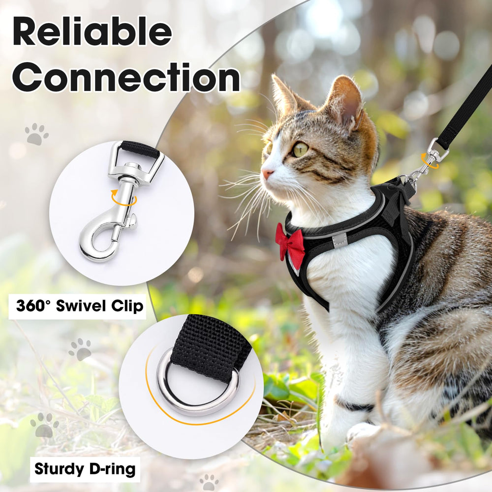 NCMAMA cat vest harness 360 wrap design provides full-body security.
