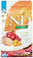 N&D Quail & Pomegranate Neutered bag — premium cat nutrition