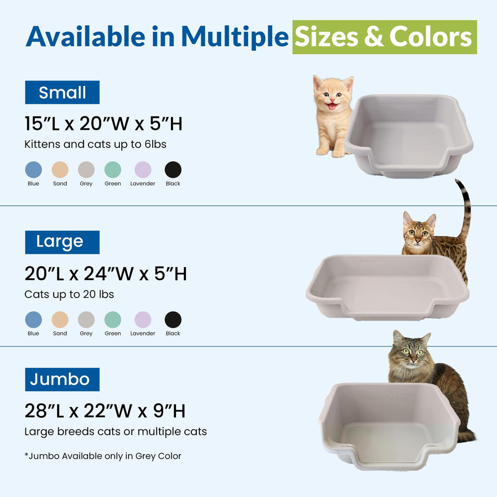 NE14pets KittyGoHere multiple sizes option large and jumbo on display.