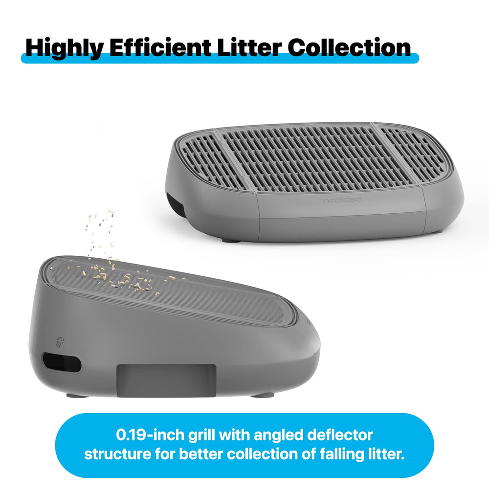 Neakasa Cat Pedal Step Stool close-up shows litter grill for efficient collection.