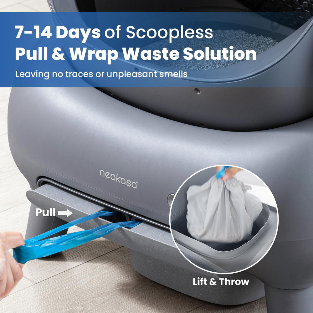 Neakasa M1 Plus large waste and litter capacities for busy homes