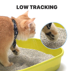 Neakasa mineral litter features 99.9% dust-free formula for cleaner paws.