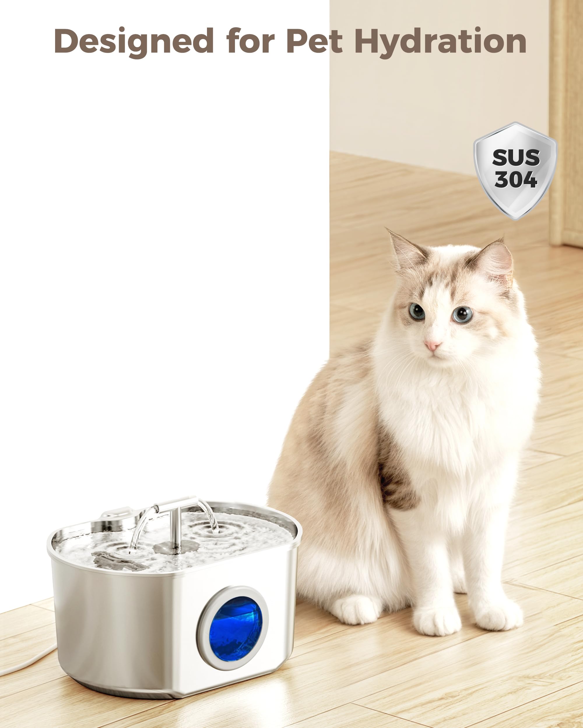 Neareal activated carbon filters odors for fresher-tasting water.
