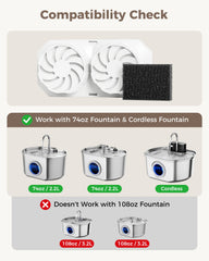 Neareal triple-layer filtration captures hair and debris for cleaner water.