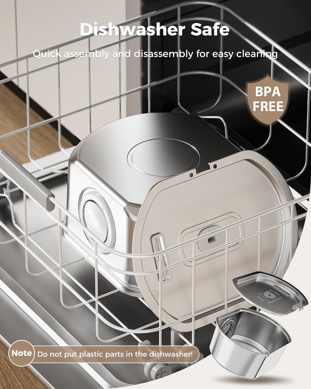 Neareal advanced 4-stage filtration reduces odors and keeps water tasting fresh.