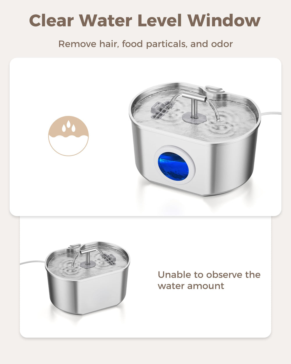Neareal 74oz travel-friendly fountain for reliable hydration on the go.