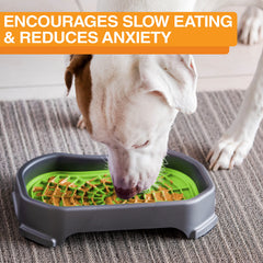 Neat-LIK tray demonstrates containment to prevent food mess.