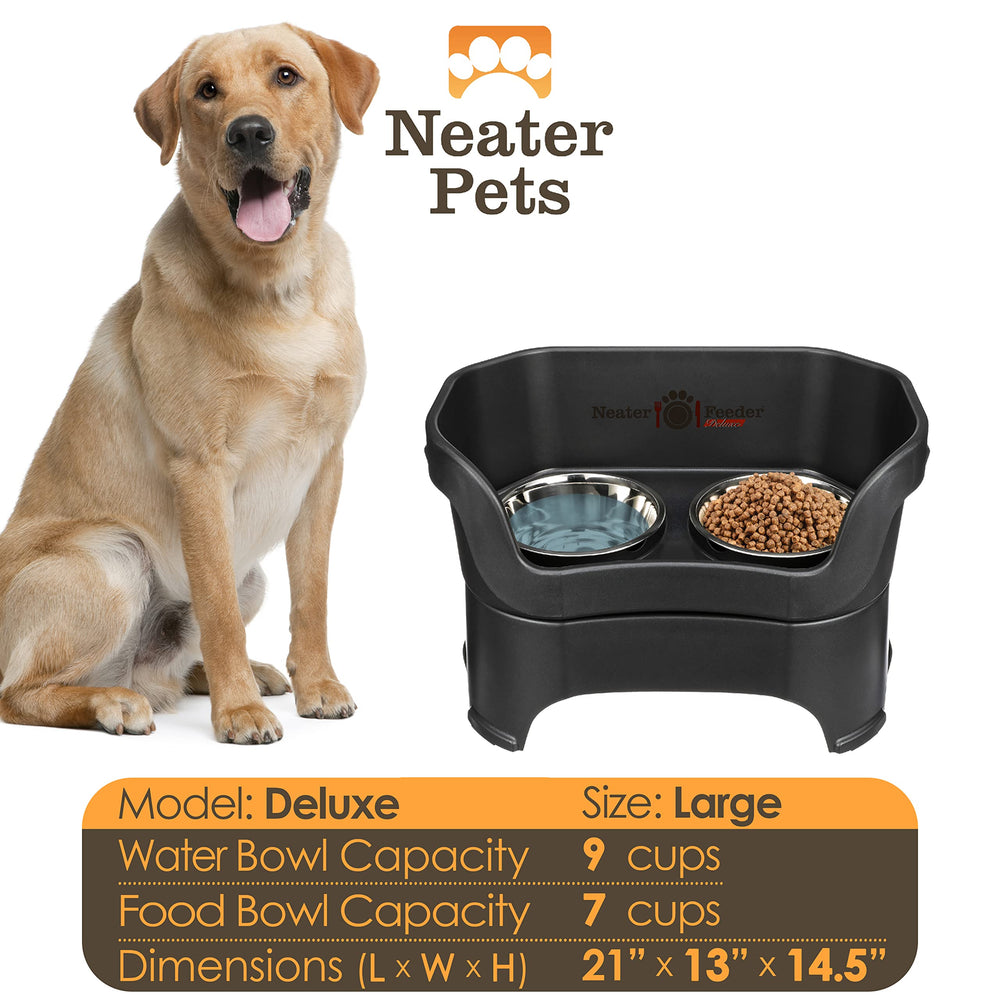 Neater Feeder Deluxe dishwasher-safe parts simplify cleanup after meals